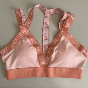 Nike Indy Logo Sports Bra Pink medium